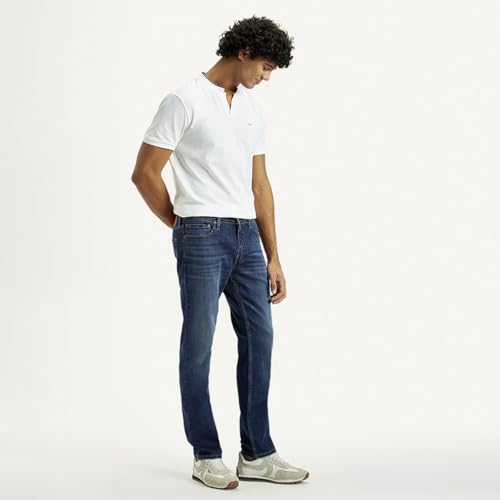 Levi's Men's Mid Indigo Slim Fit Mid Rise Jeans, 18298-1765, 38