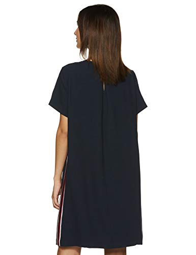 Tommy Hilfiger Women's Synthetic Shift Knee-Long Dress (P9AWV123_Midnight_2)