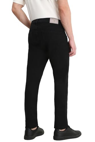 Allen Solly Men Black Slim Fit Dark Wash Jeans