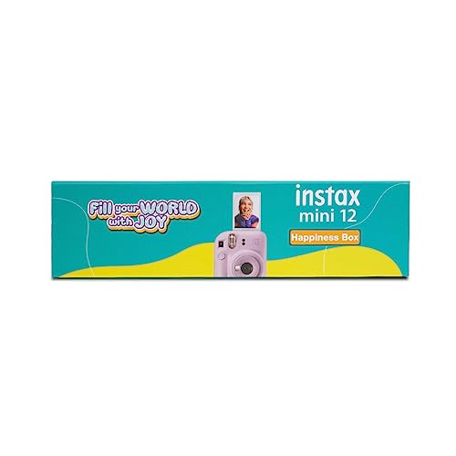 Fujifilm Instax Mini 12 Happiness Box with 40 Shots- Purple