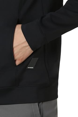 Van Heusen Men Black Solid Casual Jacket