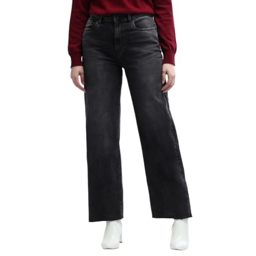 U.S. POLO ASSN. Women's Loose Jeans (UWAW24JEN236 Dark Grey