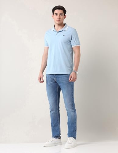 Arvind Slim Fit Mid Rise Light Blue Jeans