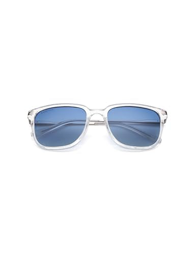 Fastrack Blue Colored TR90 Frame Square Shaped Polarized Sunglasses for Men