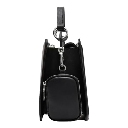 Steve Madden Bevelyn Convertible Tote Bag, Black, One Size, Bevelyn Convertible Crossbody Bag