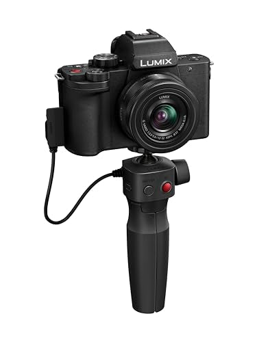 Panasonic LUMIX G100 4k Mirrorless Camera, Lightweight Camera for Photo and Video, Built-in Microphone, Micro Four Thirds with 12-32mm Lens, 5-Axis Hybrid I.S., 4K 24p 30p Video, DC-G100DVK (Black)