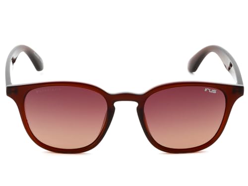 IRUS Men Oval sunglasses | 100% UV protection and polarized | Small Size | Brown Polarized Tri Acetate Cellulose lens