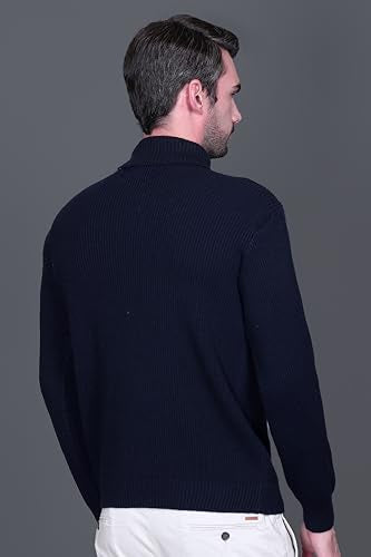 GODFREY Men Sweater for Winter Woolen Navy
