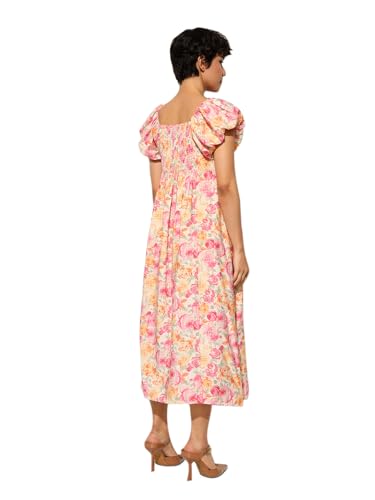 ONLY Women's Fit and Flare Multicolor Dress