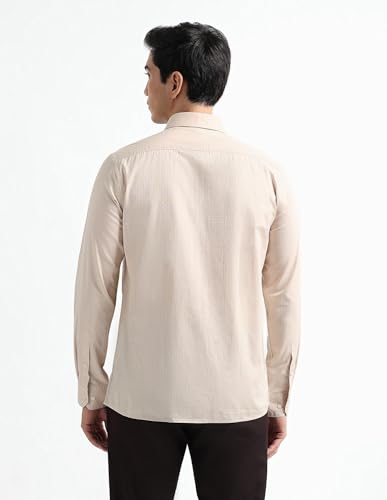 Arrow Beige Formal Shirt_ARAEOSH2977_39
