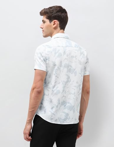 U.S. Polo Assn. Denim Co. Men's Dobby Floral Printed Shirt