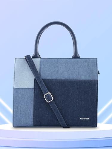 Fastrack Denim Structured Satchel bag