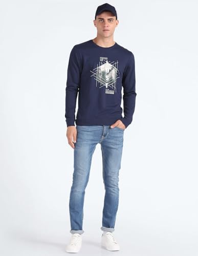 Graphic Print Cotton Sweatshirt