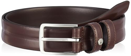 Men Brown Solid Casual Belt