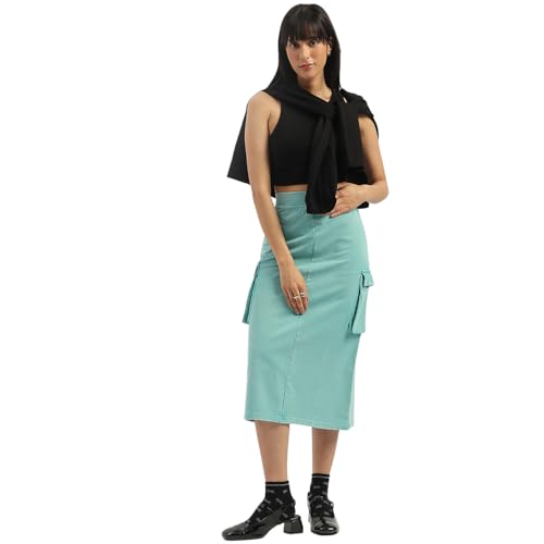 United Colors of Benetton Cotton Blend Skirt