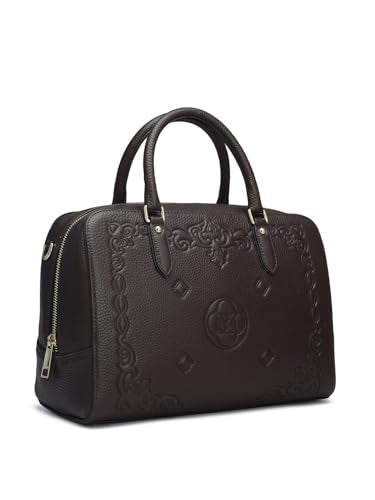 Da Milano Genuine Leather Brown Satchel (Medium) (01554)