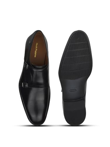 Hush Puppies Men's Expert PERF Slipon Black Leather Oxford (8546119)