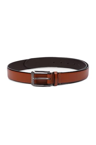 Men Brown Solid Formal Belt