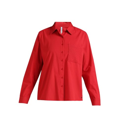 Pepe Jeans Women's Regular Fit Shirt (PL305085_HOT RED