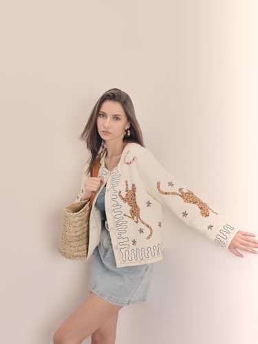 VERO MODA Women's Regular Fit White Jacket