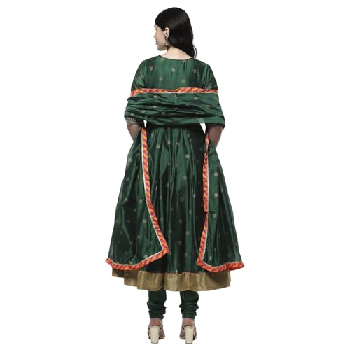 Rangriti Women's Modal Blend Kurta Set (FSGLM22136SS25GRN_Green