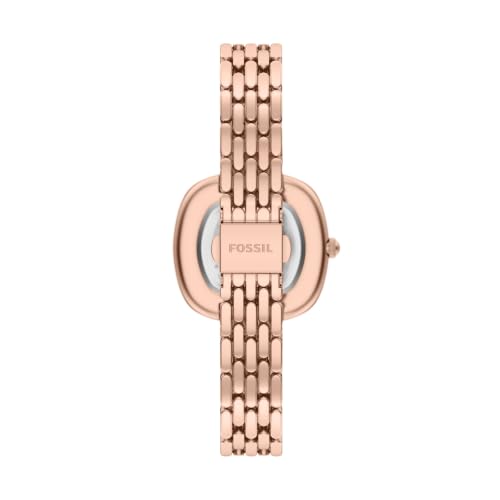 Fossil Genevive Rose Gold Quartz Stainless Steel Watch ES5507
