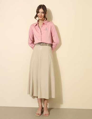 U.S. POLO ASSN. Women's Regular Fit Shirt (UWSS25SHT214