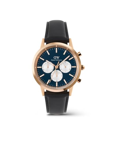 Daniel Wellington Blue Round Dial Analogue Men's Watch - DW00100877K