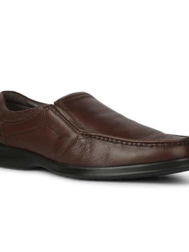 Bata Prime Slipon Men Formal Slip-on Shoes - Dark Brown (8 UK) (8554555)