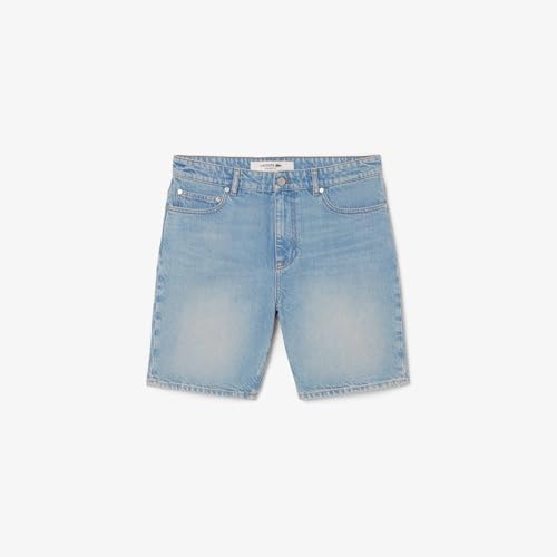 Lacoste Straight Fit Denim Bermuda Shorts