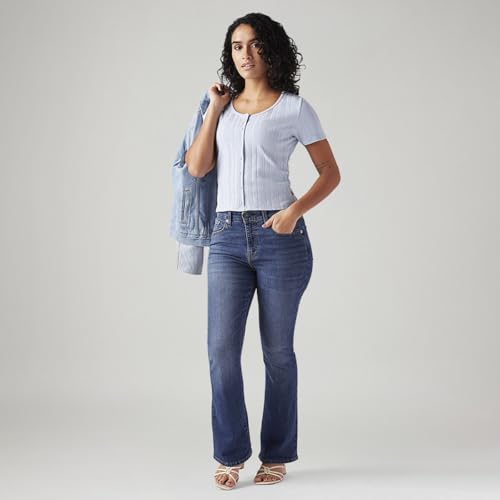 Women's 725 Blue Bootcut Fit High Rise Jeans