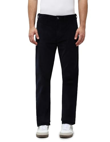 U.S.Polo Association Men's Riley Straight Fit Corduroy Trousers (USTRO073R_Blue_36)