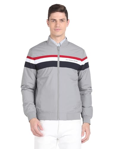 U.S. Polo Assn. Horizontal Stripe Bomber Jacket