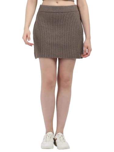 Calvin Klein Jeans Slim Fit Solid Mid Rise Skirt