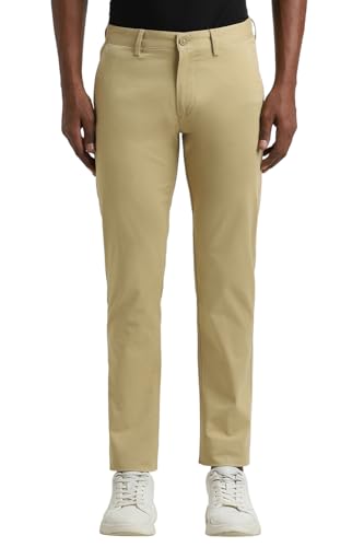 Peter England Men's Relaxed Casual Pants (PCTFSSSFV62216_Size(76)