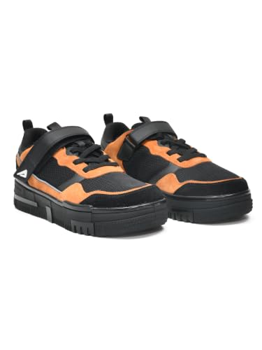 Impakto Men's Sneakers | Lightweight & Soft Cushioned Insole | Velcro Closure | Comfortable & Tripple Density Sole | Trendy Lace-Up Casual Shoes for Casual Outings, Running & Trainning Tan