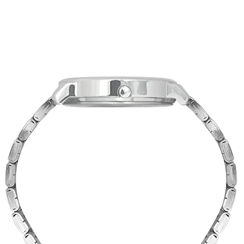 Helix by Timex Analog Watch for Man with Black Round Dial & Silver Stainless Steel Bracelet Band Water Resistant Men's Wrist Watches - TW039HG11