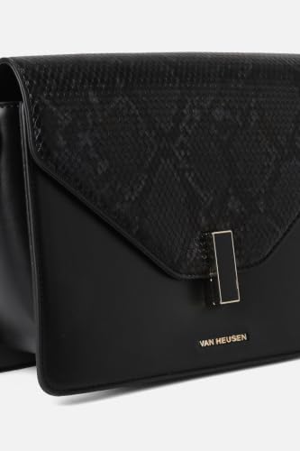 Women Black Textured Casual Sling Bag