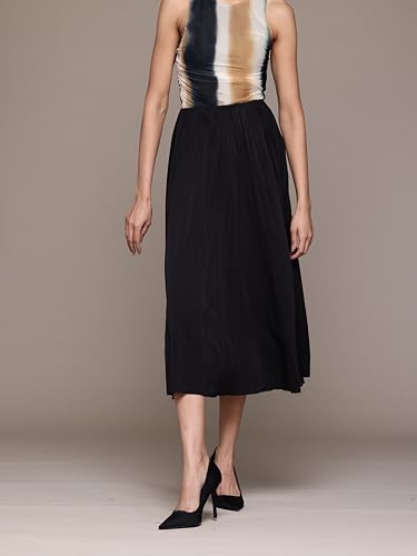 Label RITU KUMAR Black Lee Skirt