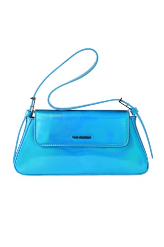Van Heusen Women Blue Solid Casual Sling Bag