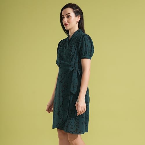 Globus Women Dresses (GS568696_Green_L)