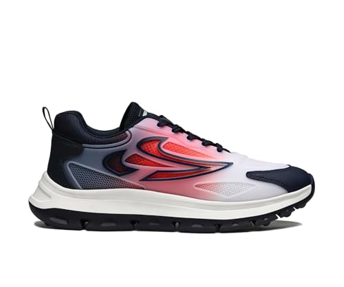 LOUIS STITCH Men’s Dusk Blue Lightweight Athleisure Sport Shoes | Ultra Cushioned Sole | Casual Lace-Up Sneaker and Athleisure Wear | Perfect for Casual, Gym & Travel Wear | LS-AT-FS03-BU | UK-6