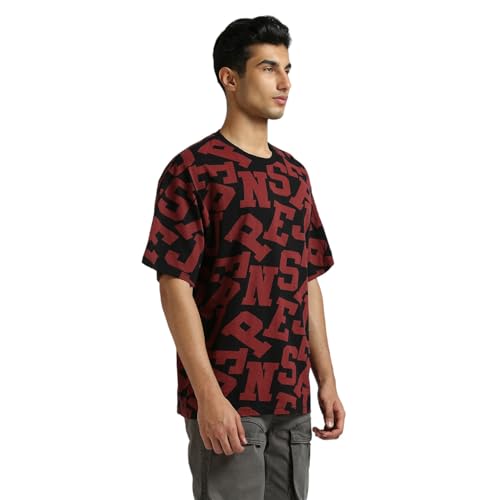 Pepe Jeans Men's Oversized Fit T-Shirt (PM509813_Black