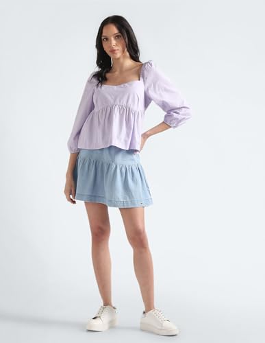 Tommy Helfiger Purple Color Womens TOP (XS)