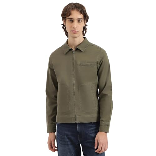 United Colors of Benetton Men's Jackets (25A2FSIC1002I903_Olive