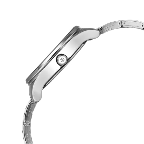 Titan Classique Plain 3 Hands Silver Round Dial Silver A1Stainless Steel Strap Women's Watch - 2649SM03