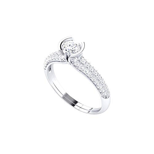 Avsar Jewellery 14k (585) White Gold Ring for Women