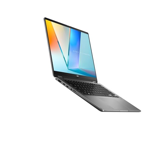 ASUS Vivobook 14 Flip (2026),Intel Core Ultra 7 256V,Intel Arc iGPU,16GB RAM,512GB SSD,OLED,14"(35.5 cm),Windows 11,M365 Basic(1Y),Office 2024,Matte Gray,1.57 Kg,TP3407SA-SG184WS,Thin & Light Laptop