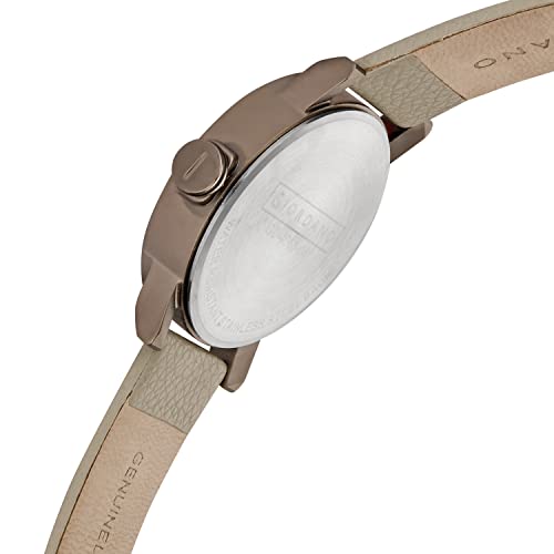 Giordano Dapper Collection Analog Watch for Men and Leather Strap Wrist Watches for Men for Casual & Formal Wear - GD-4063