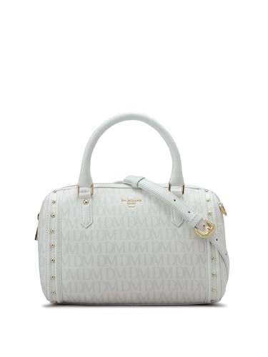 Da Milano Genuine Leather White Satchel (01296) (Small)